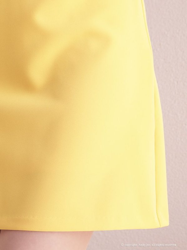 画像27: 【ANDY/アンディ】ワンカラー/ カットアウト/ ハイネック/ バックリボン/ ノースリ/ タイト/ミニドレス/ キャバドレス[OF05] (27)