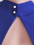 画像18: 【ANDY/アンディ】ワンカラー/ カットアウト/ ハイネック/ バックリボン/ ノースリ/ タイト/ミニドレス/ キャバドレス[OF05] (18)