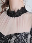 画像25: 【Andy ANDY Fashion Press 15 COLLECTION 06】マーメイド/ レース切り替え/ デコルテシアー/ ハイネック/ 七分袖/ 長袖/ 袖あり/ ワンカラー/ フィッシュテール/ フリル/ ミディアムドレス/ キャバドレス[OF05] (25)