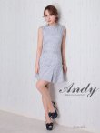 画像10: 【ANDY/アンディ】ミックスツイード/ フリンジ/ チェック柄/ ボックスプリーツ/ フレア/ Aライン/ ワンピース/ ミニドレス/ キャバドレス[OF05] (10)