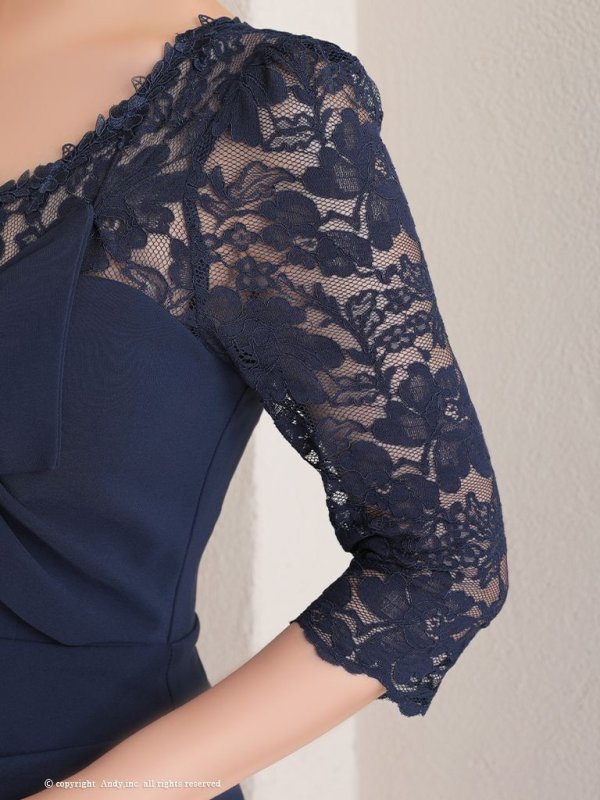 画像23: 【Andy ANDY Fashion Press 15 COLLECTION 03】ワンショルダー/ キャミソール/ 袖あり/ フラワーレース/ ワンカラー/ タイト/ ミニドレス/ キャバドレス[OF05] (23)