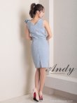 画像12: 【ANDY/アンディ】ショルダーリボン/ ツイード/ ウエストカット/ ノースリーブ/ タイト/ ミニドレス/ キャバドレス[OF05] (12)
