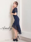 画像11: 【Andy ANDY Fashion Press 16 COLLECTION 06】ドットレース/ シアー/ 半袖/ 袖あり/ テールカット/ フリル/ ミディアムドレス/ キャバドレス[OF05] (11)