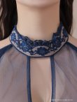 画像36: XSサイズあり【ANDY/アンディ】シアー/ レース/ マーメイド/ アシンメトリー/ 裾フリル/ パールボタン/ 袖あり/ 長袖/ ミニドレス/ キャバドレス[OF05] (36)