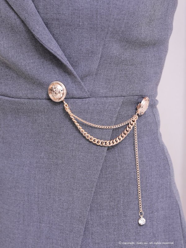 グレー モデル：あみ　身長：163cm　着用サイズ：Sサイズ