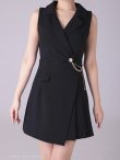 ブラック モデル：青田夏奈　身長：163cm　着用サイズ：Sサイズ