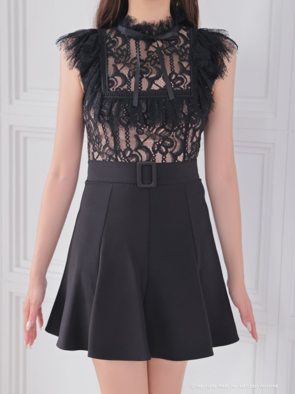 ブラックベージュ　モデル：あみ　身長：163cm　着用サイズ：Sサイズ