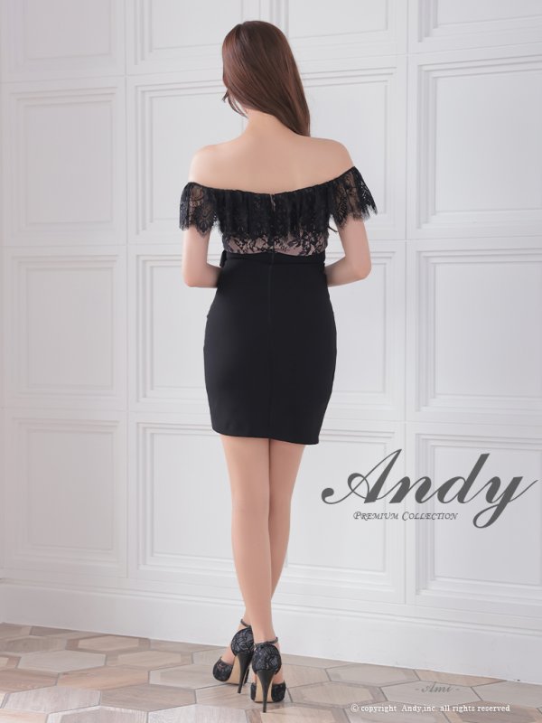 ブラック モデル：あみ　身長：163cm　着用サイズ：Sサイズ