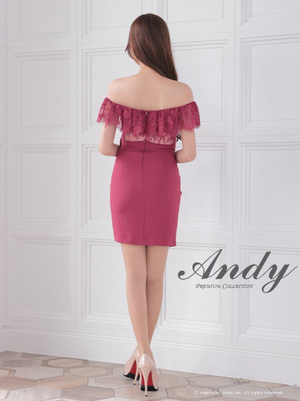 ダークピンク モデル：あみ　身長：163cm　着用サイズ：Sサイズ