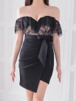 ブラック モデル：あみ　身長：163cm　着用サイズ：Sサイズ