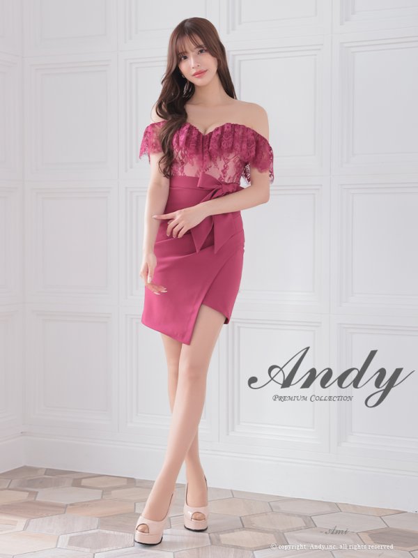 ダークピンク モデル：あみ　身長：163cm　着用サイズ：Sサイズ