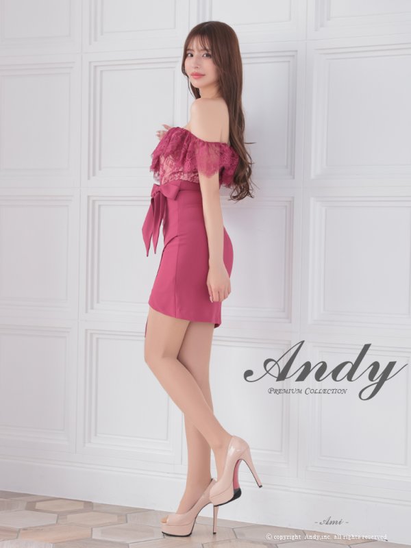 ダークピンク モデル：あみ　身長：163cm　着用サイズ：Sサイズ