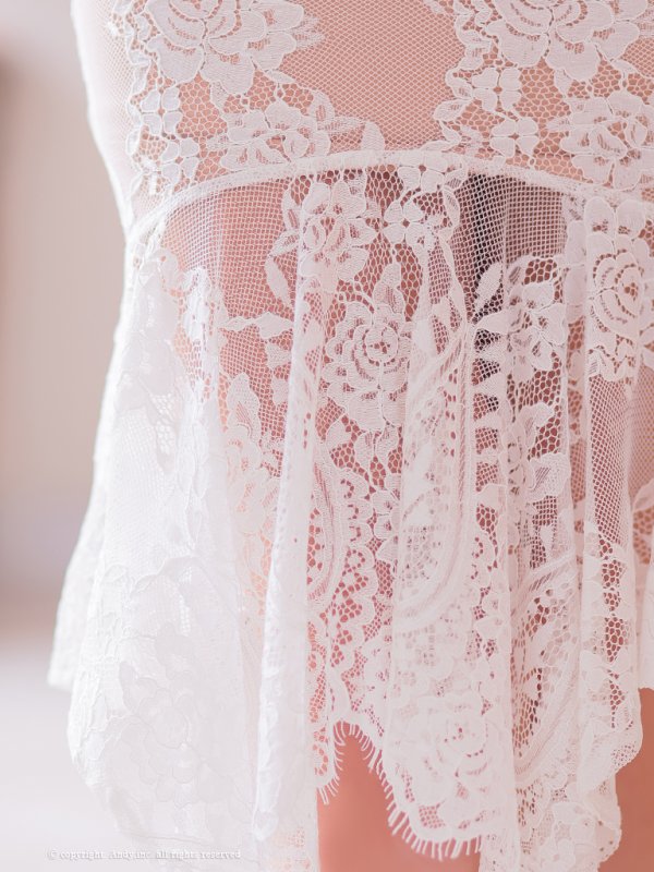 画像16: 【ANDY/アンディ】 レース/ アシメ/ カットアウト/ フリル/ オフショルデザイン/ 膝丈/ ミディアムドレス/ キャバドレス[OF05] (16)