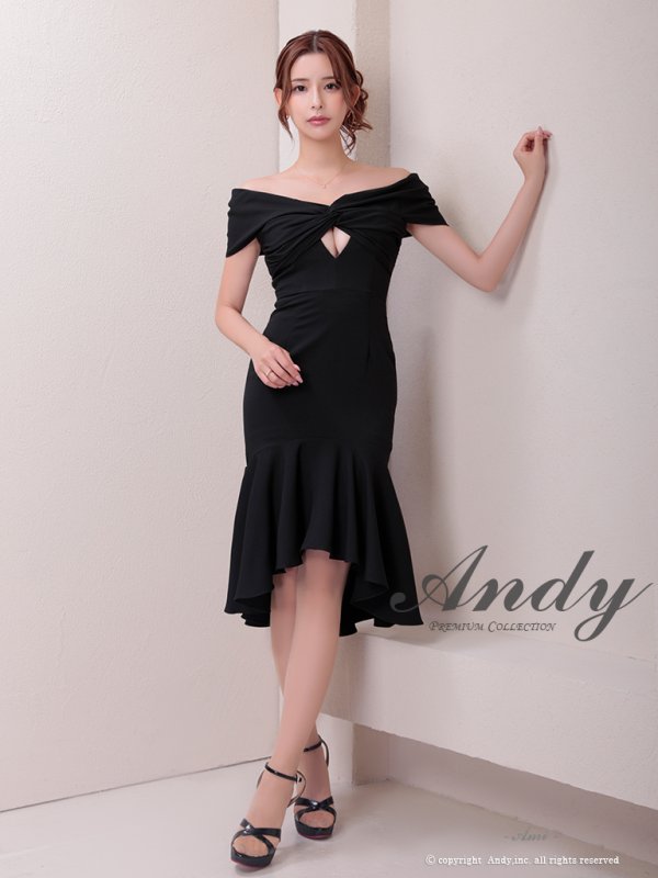 美品　アンドレアアンドコー　ANDREA&CO フリルパーティードレス ANDREA＆Co.（アンドレアアンドコー）オフィシャル通販サイト
