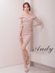 画像22: XSサイズあり【ANDY/アンディ】 フロントジップ/ バックリボン/ 袖あり/ 七分袖/ オフショル/ タイト/ ミニドレス/ キャバドレス[OF05] (22)