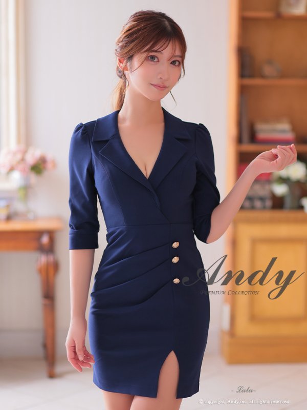 ネイビー モデル:らら 着用サイズ:Sサイズ