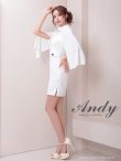 画像13: 【ANDY/アンディ】2way/ ベロアスリーブ付き/ ラメツイード/ バストジップ/ タイト/ ミニドレス/ キャバドレス[OF05] (13)