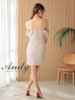 画像6: XSサイズあり【ANDY/アンディ】2way/ オフショルダー/ ベア/ カシュクール/ タイト/ ミニドレス/ キャバドレス[OF05] (6)