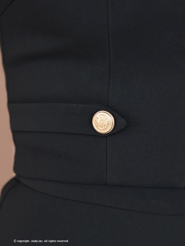 画像19: 【ANDY/アンディ】スクエアネック/ パフスリーブ/ 袖あり/ フロントジップ/ プリーツ/ フレア/ セットアップ/ ミニドレス/ キャバドレス[OF05] (19)