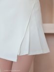画像39: 【ANDY/アンディ】スクエアネック/ パフスリーブ/ 袖あり/ フロントジップ/ プリーツ/ フレア/ セットアップ/ ミニドレス/ キャバドレス[OF05] (39)