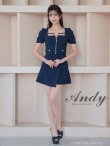 画像22: 【ANDY/アンディ】スクエアネック/ パフスリーブ/ 袖あり/ フロントジップ/ プリーツ/ フレア/ セットアップ/ ミニドレス/ キャバドレス[OF05] (22)