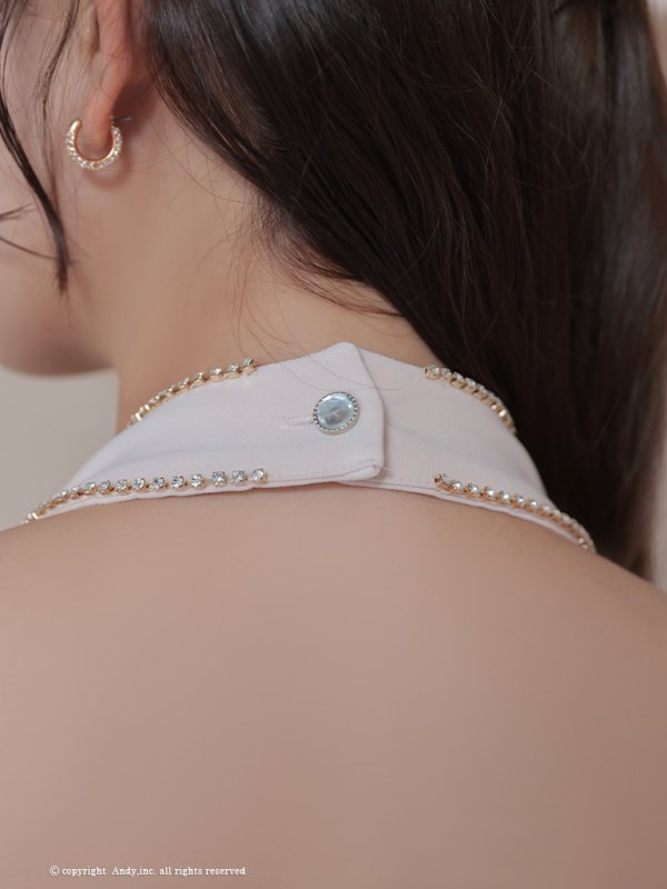 ベージュxブラック モデル：あみ　身長：163cm　着用サイズ：Sサイズ