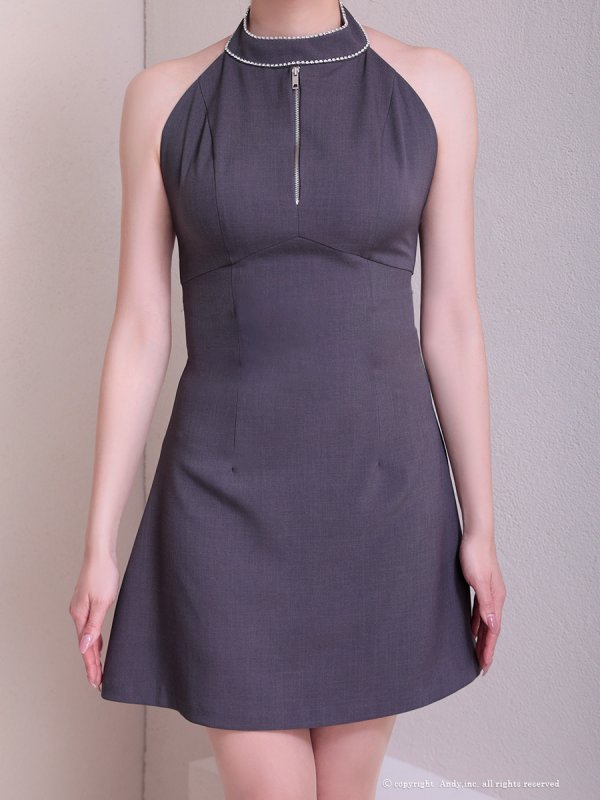 グレー モデル：あみ　身長：163cm　着用サイズ：Sサイズ