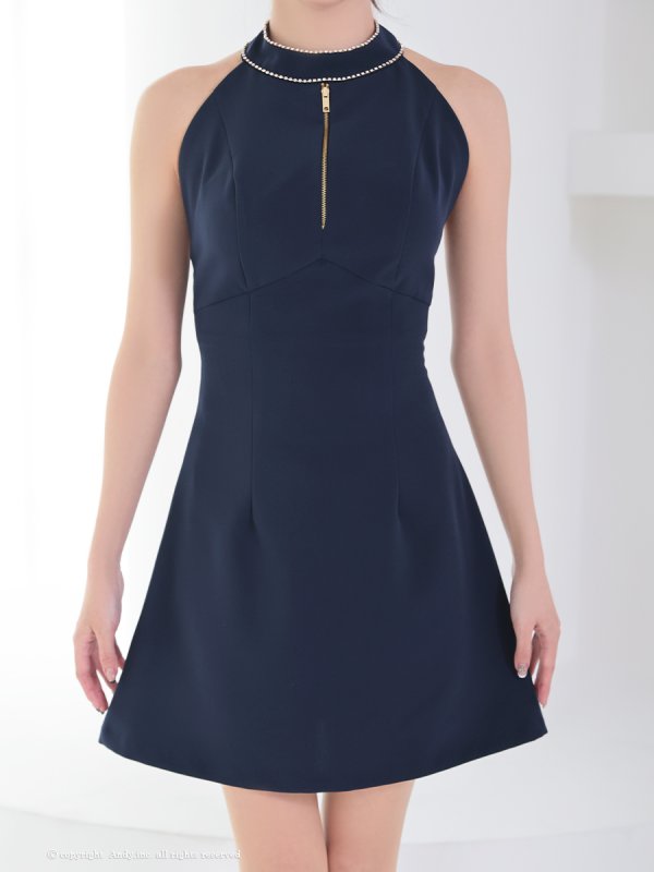 ネイビー モデル：七瀬みほ　身長：162cm　着用サイズ：Sサイズ