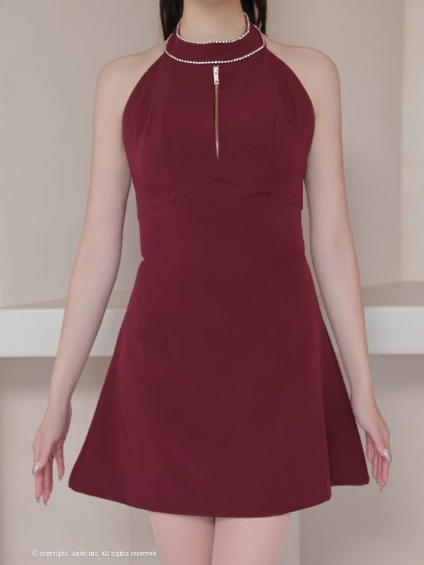ワインレッド モデル：あみ　身長：163cm　着用サイズ：Sサイズ