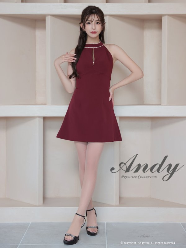 ワインレッド モデル：あみ　身長：163cm　着用サイズ：Sサイズ