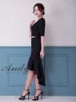ブラック モデル：あみ　身長：163cm　着用サイズ：Sサイズ