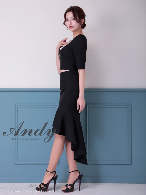 ブラック モデル:あみ 身長:163cm 着用サイズ:Sサイズ