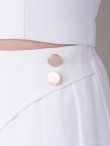 ホワイト モデル：あみ　身長：163cm　着用サイズ：Sサイズ