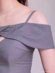 グレー モデル：あみ　身長：163cm　着用サイズ：Sサイズ