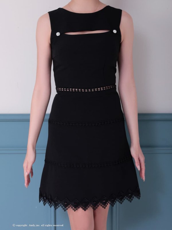 ブラック　モデル：あみ　身長：163cm　着用サイズ：Sサイズ