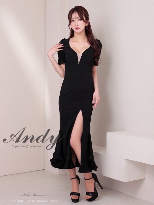 ブラック モデル:七瀬みほ 身長:162cm 着用サイズ:Sサイズ