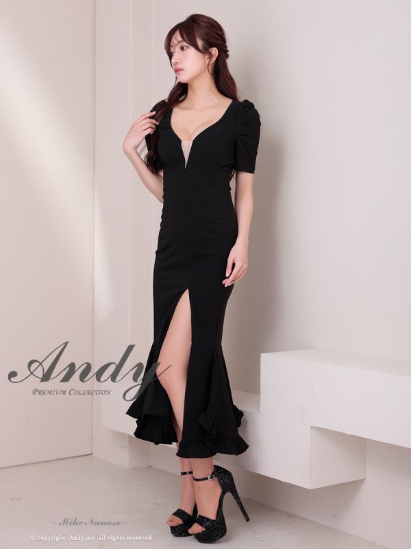 ブラック モデル:七瀬みほ 身長:162cm 着用サイズ:Sサイズ