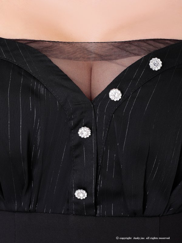 ブラック モデル：七瀬みほ　身長：162cm　着用サイズ：Sサイズ