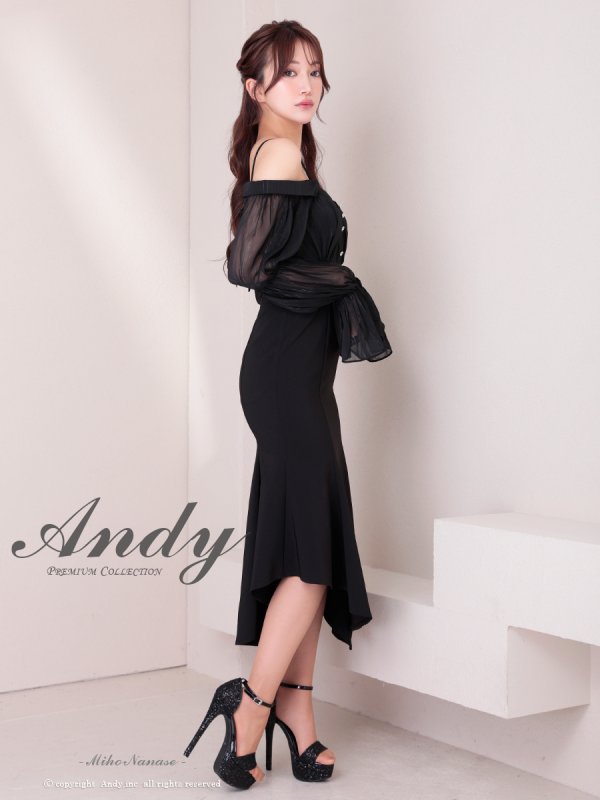 ブラック モデル：七瀬みほ　身長：162cm　着用サイズ：Sサイズ