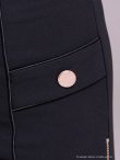 ブラック モデル：あみ　身長：163cm　着用サイズ：Sサイズ