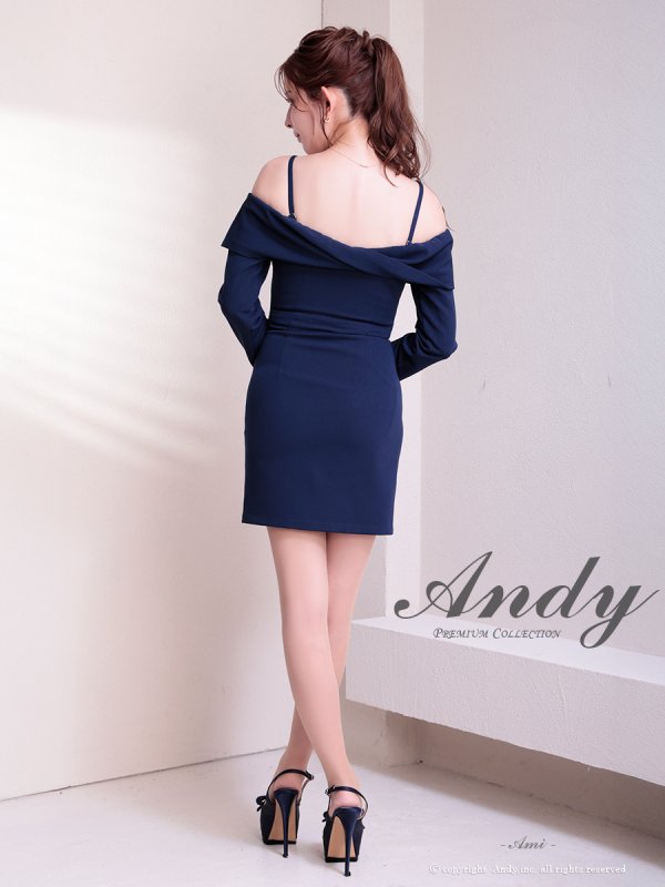 ネイビー　モデル：あみ　身長：163cm　着用サイズ：Sサイズ