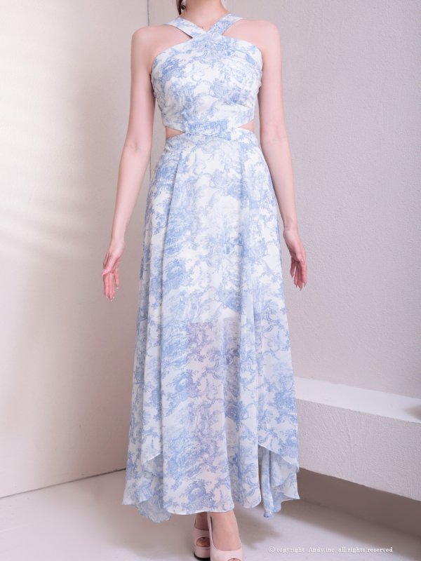 ブルー モデル:あみ 身長:163cm 着用サイズ:Sサイズ