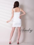 画像26: 【ANDY/アンディ】キャミ/ ドレープ/ バストジップ/ 谷間魅せ/ ワンカラー/ ストレッチサテン/ タイト/ ミニドレス/ キャバドレス[OF05] (26)