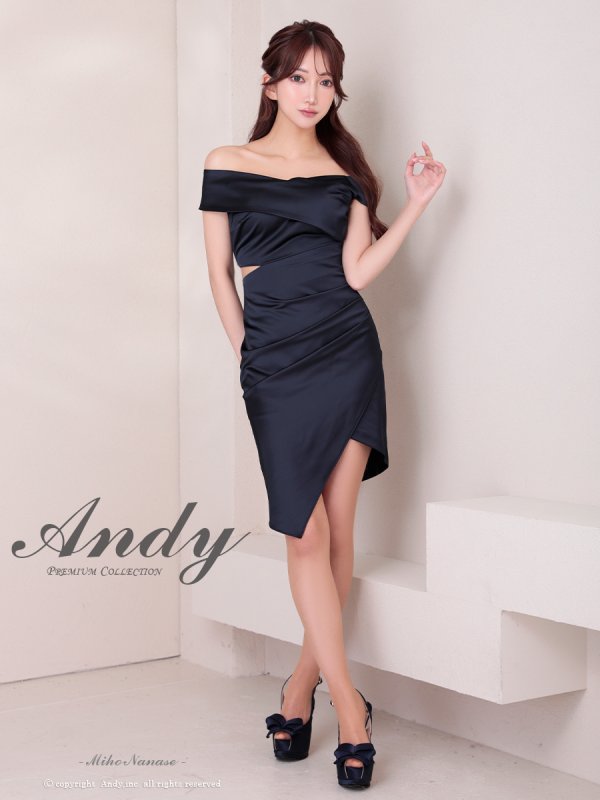 ネイビー モデル：七瀬みほ　身長：162cm　着用サイズ：Sサイズ