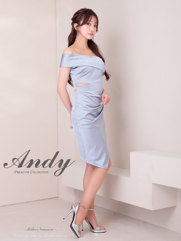 ブルー モデル：七瀬みほ　身長：162cm　着用サイズ：Sサイズ