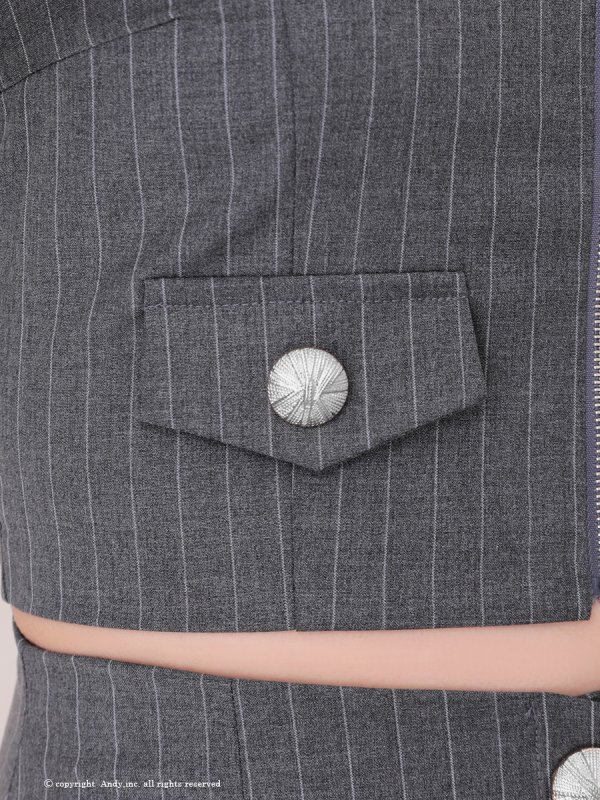 グレー モデル：七瀬みほ　身長：162cm　着用サイズ：Sサイズ