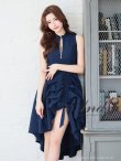 ネイビー　モデル：あみ　身長：163cm　着用サイズ：Sサイズ