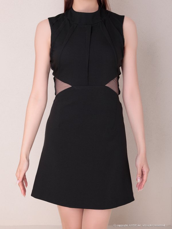 ブラック　モデル：あみ　身長：163cm　着用サイズ：Sサイズ