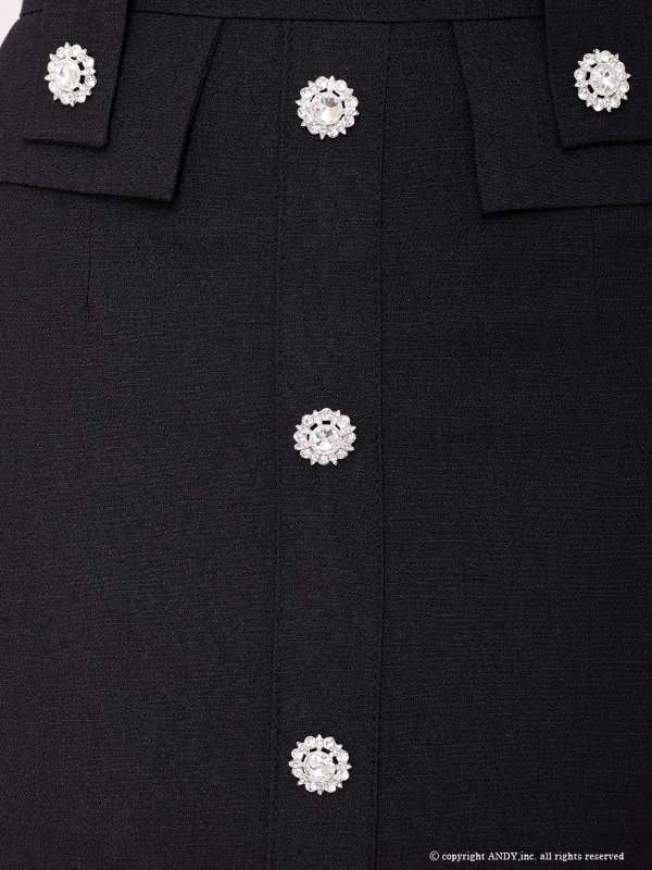 ブラック モデル：あみ　身長：163cm　着用サイズ：Sサイズ