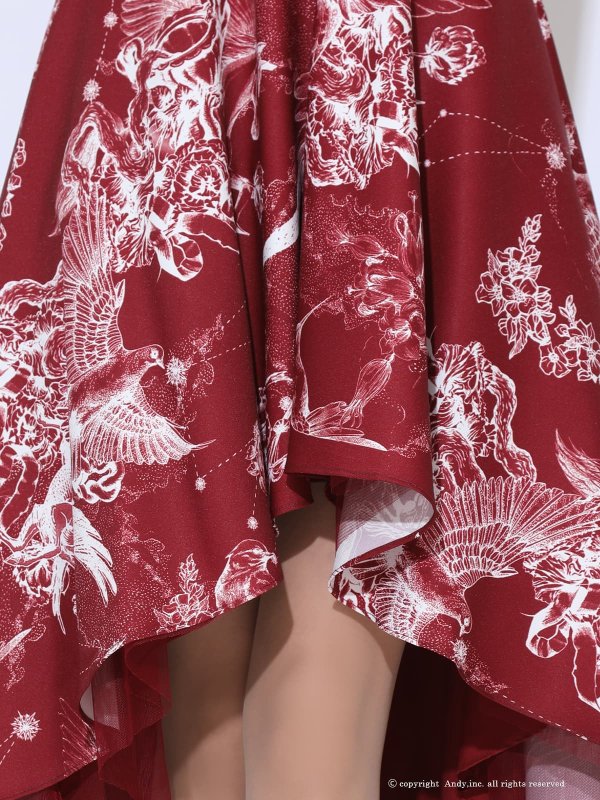 ワインレッド×ペガサス　モデル：あみ　身長：163cm　着用サイズ：Sサイズ